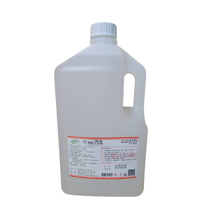 醫強75%酒精液4L