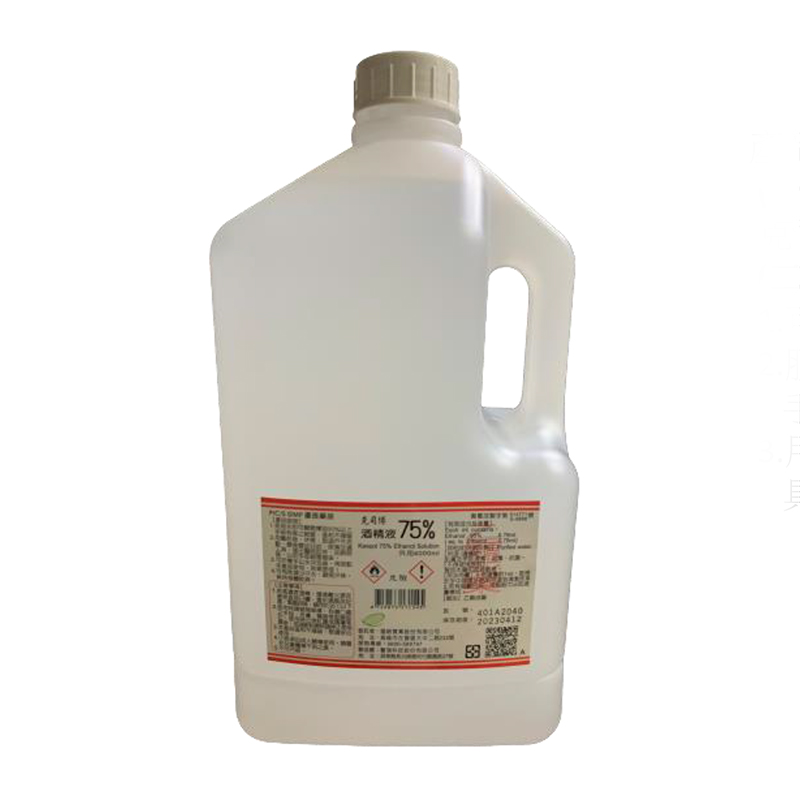 克司博75%酒精液4L